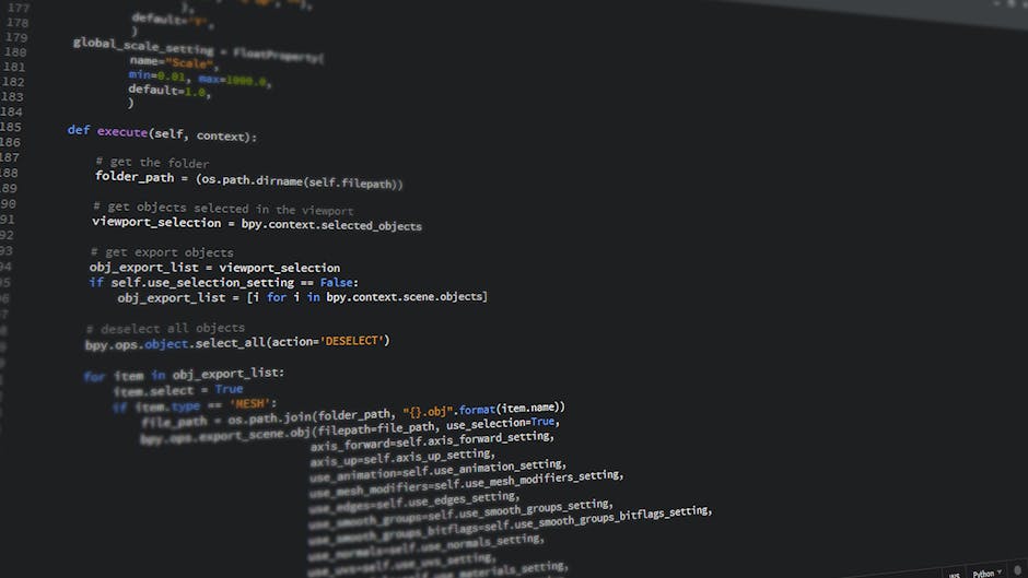 A close-up view of a computer screen displaying lines of HTML code with nested tags and colour-coded syntax, including tags such as <div>, <nav>, <ul>, and <li>, each with attributes like href and cla